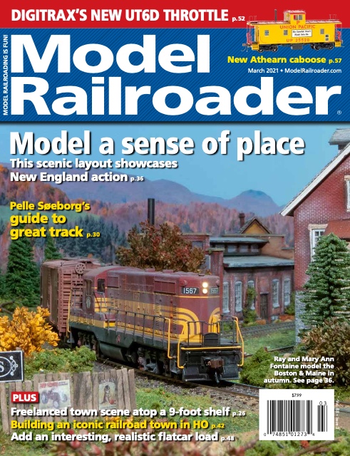 Model Railroader, March 2021