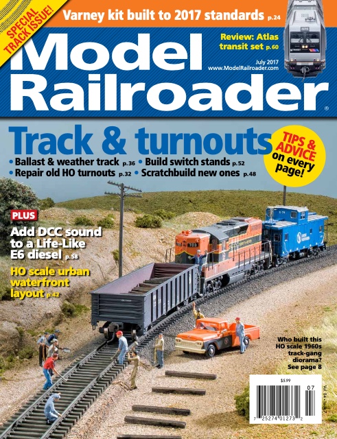 Model Railroader, July 2017