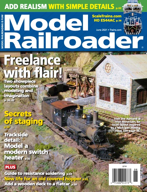 Model Railroader, June 2021