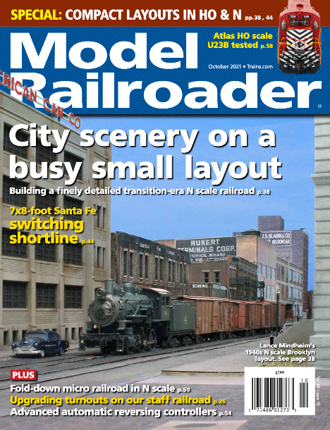 Model Railroader, October 2021