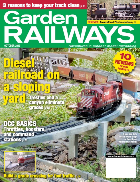 Garden Railways, October 2013