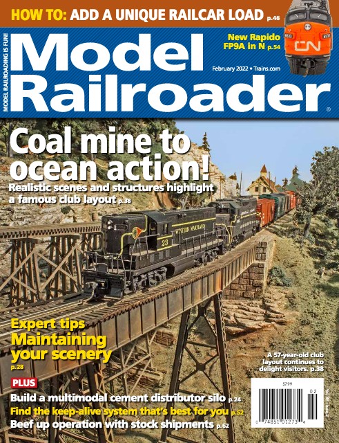 Model Railroader, February 2022