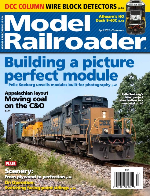 Model Railroader, April 2022