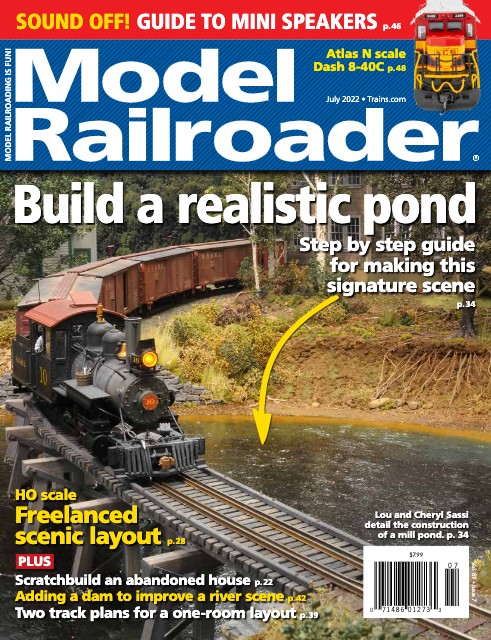 Model Railroader, July 2022
