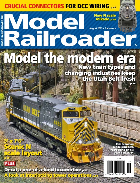 Model Railroader, August 2022