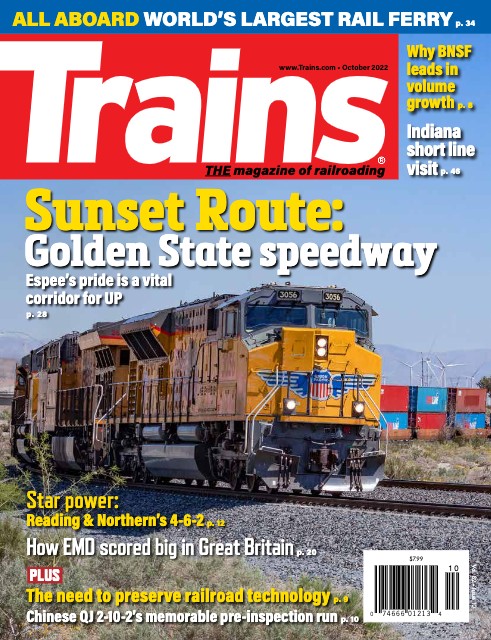 Trains, October 2022