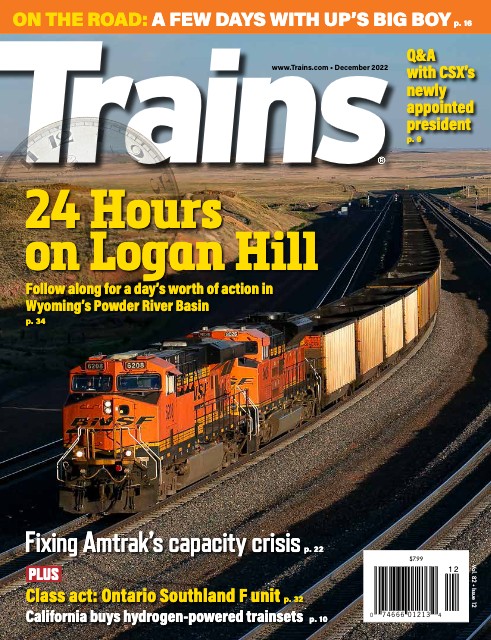 Trains, December 2022