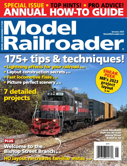 Model Railroader, January 2023