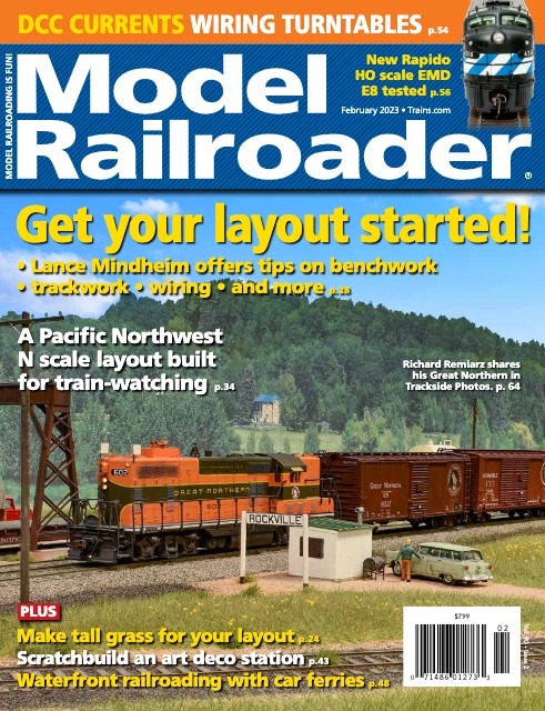 Model Railroader, February 2023