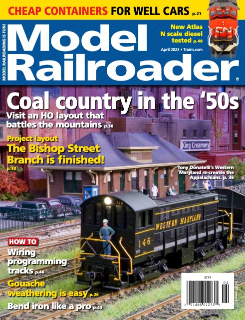 Model Railroader, April 2023