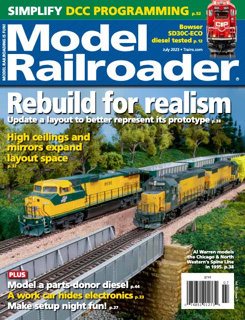 Model Railroader, July 2023
