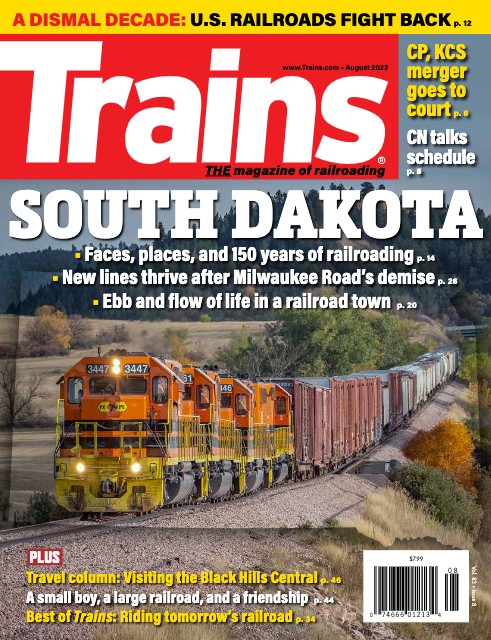 Trains, August 2023