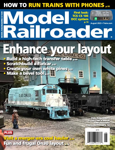 Model Railroader, August 2023