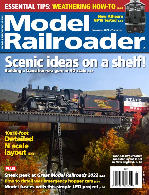 Model Railroader, November 2021