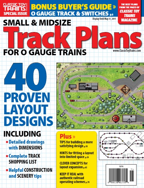 Small & Midsize Track Plans for O Gauge Trains