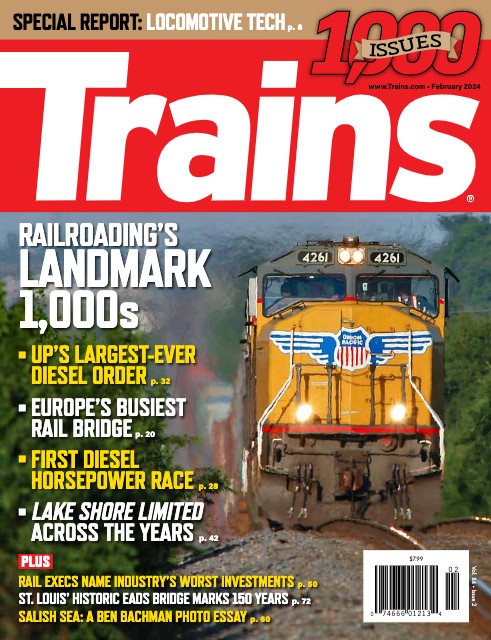 Trains, February 2024