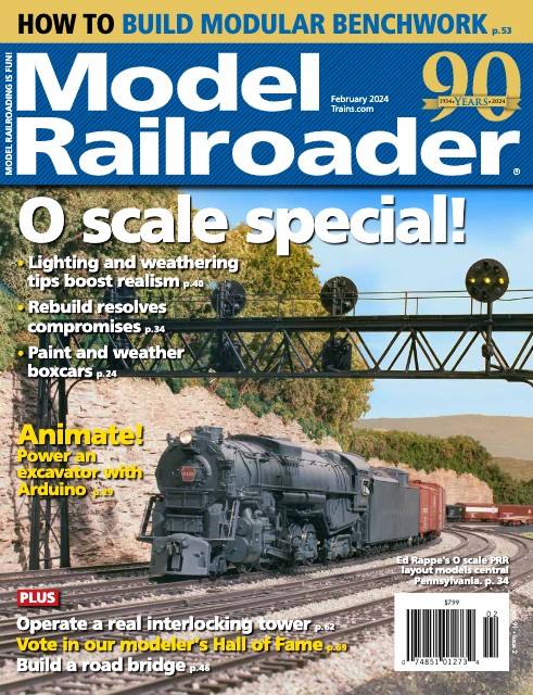 Model Railroader, February 2024