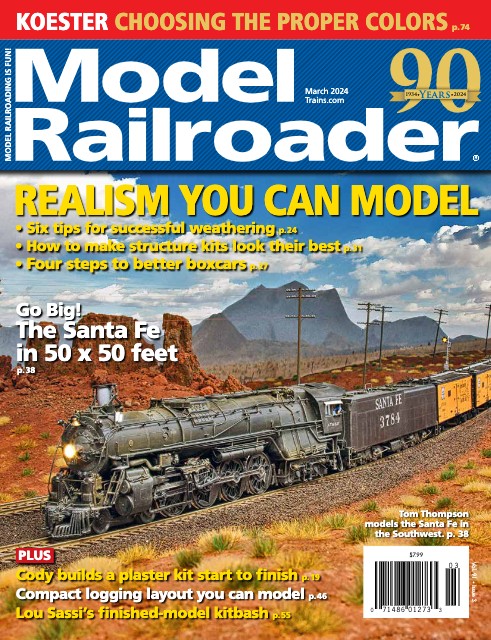 Model Railroader, March 2024