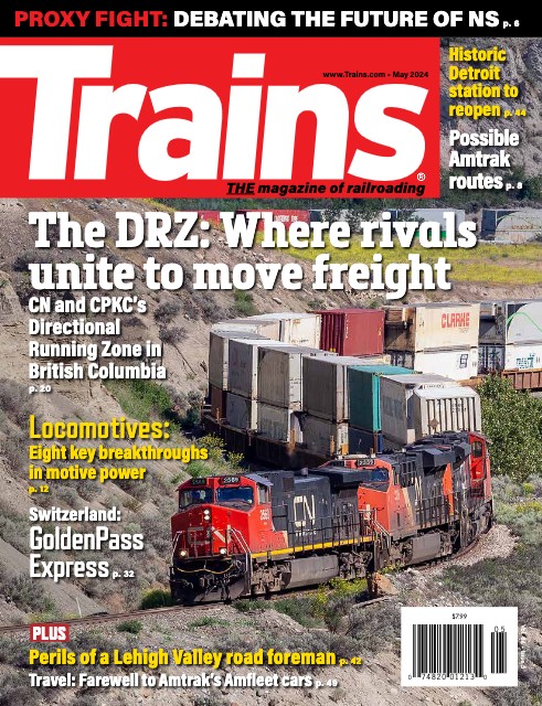 Trains, May 2024