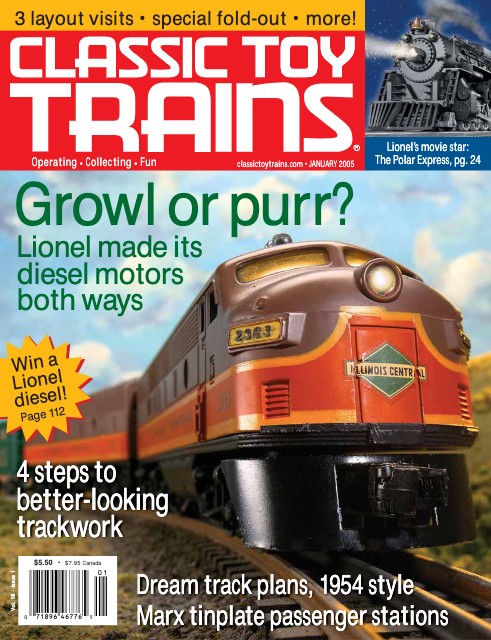 Classic Toy Trains, January 2005